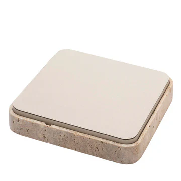 GIOBAGNARA | GIZA LEATHER & MARBLE SQUARE BOX #3 | $855.00 - Image 1